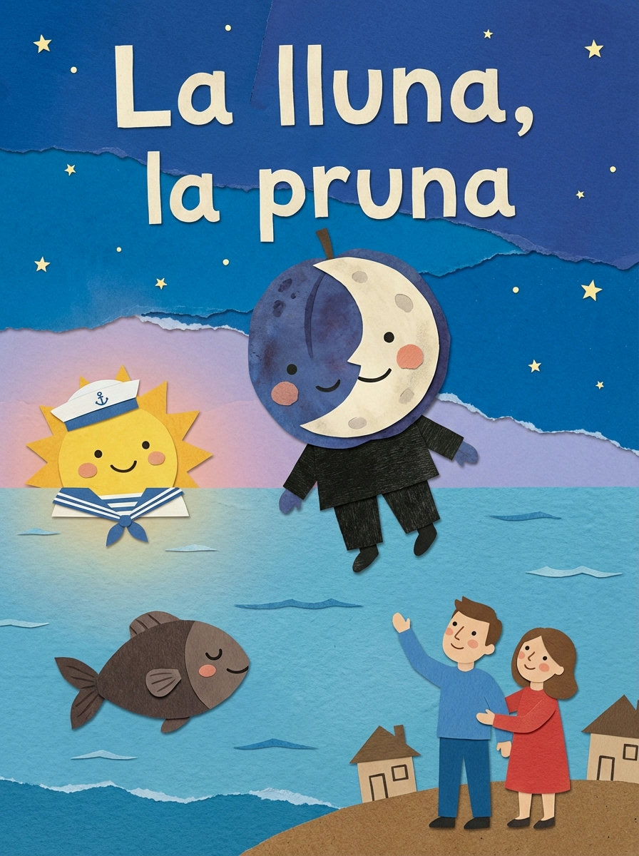 Portada de La lluna, la pruna