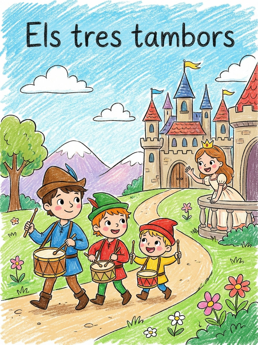 Portada de Els tres tambors